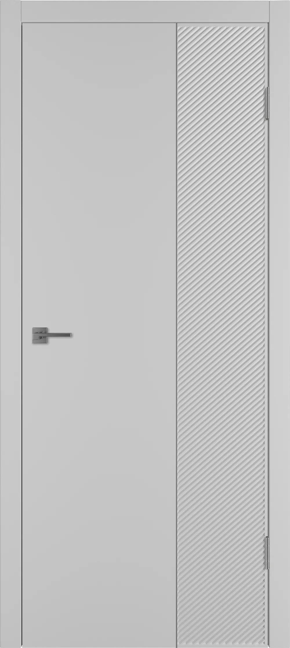 Integra 26.2 ДГ 800*2000 Серебро эмаль Молдинг Серебро