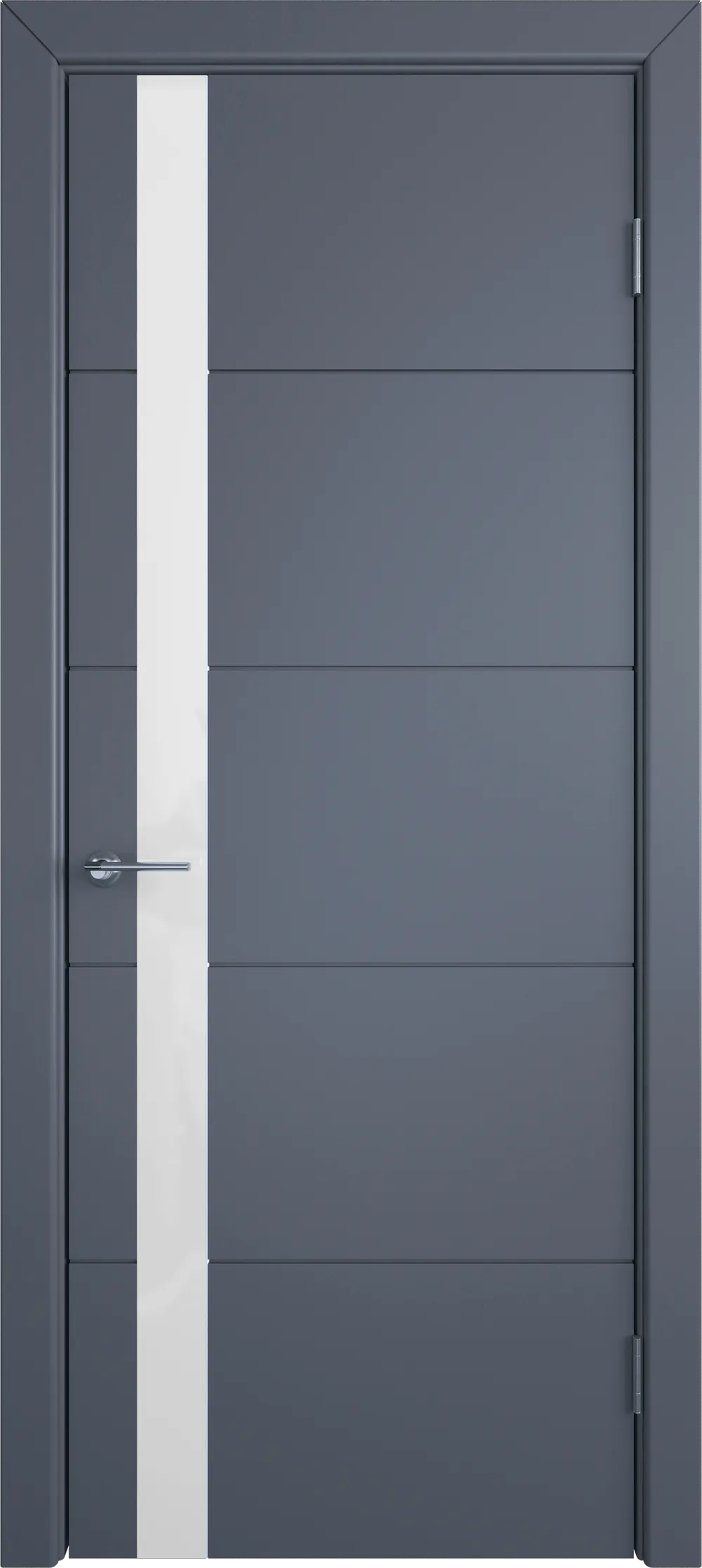 Integra 32 ДО White gloss 800*2000 Графит эмаль