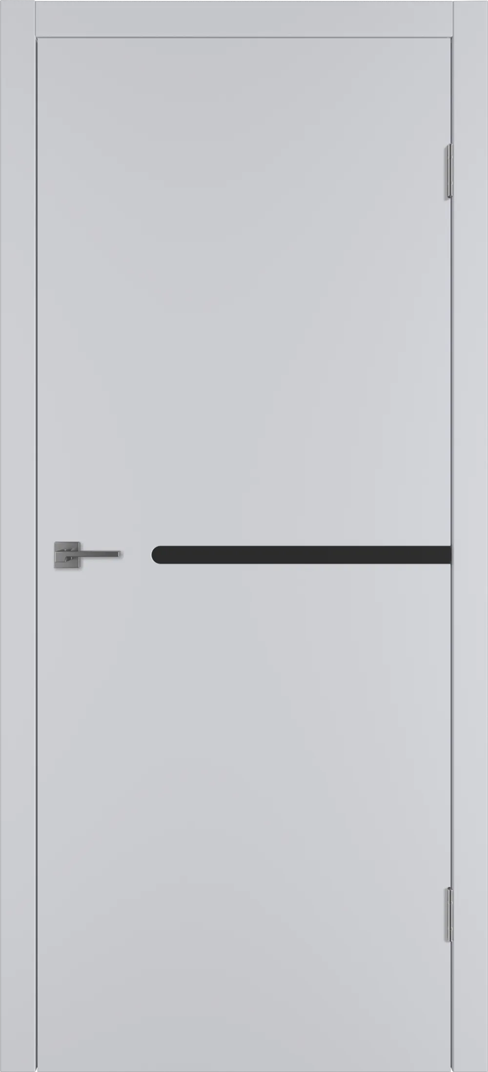 Integra 60 ДО Black gloss 800*2000 Светло-серая эмаль