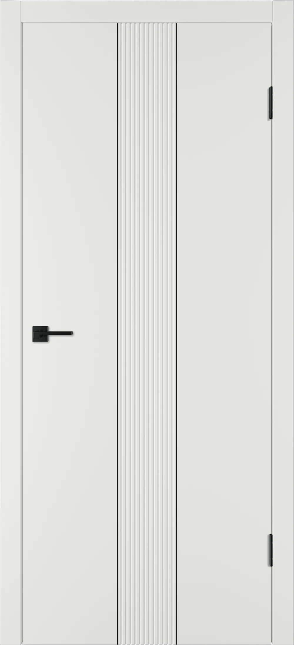 Integra 65 ДГ 800*2000 Мокко эмаль Молдинг Черный