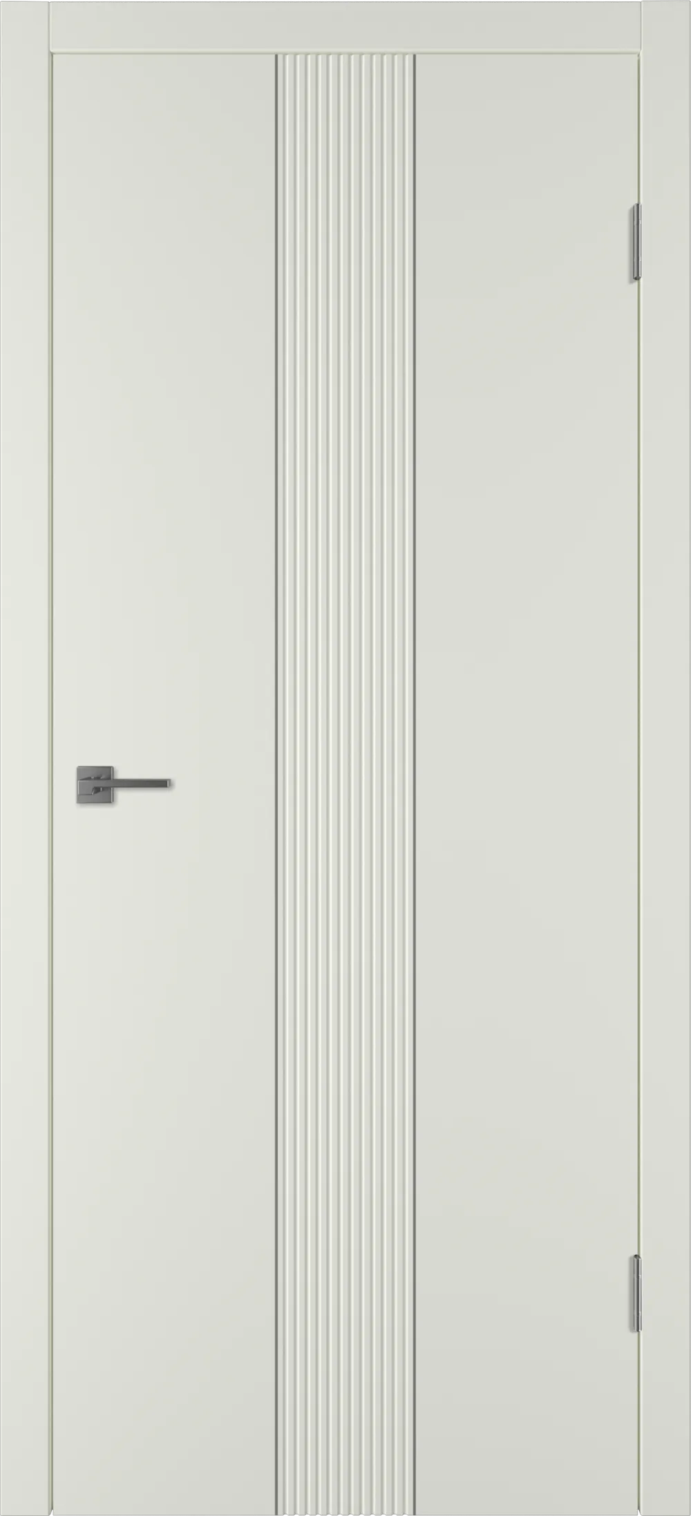 Integra 65 ДГ 800*2000 Магнолия эмаль Молдинг Серебро