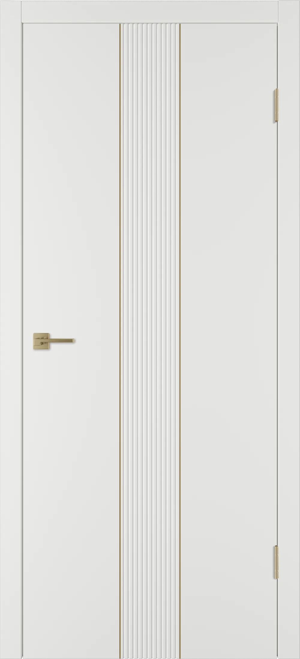 Integra 65 ДГ 800*2000 Мокко эмаль Молдинг Золото