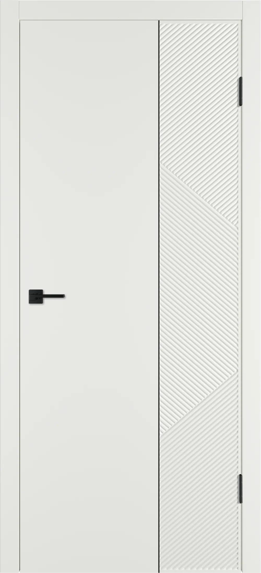 Integra 25.2 ДГ 800*2000 Мокко эмаль Молдинг Черный