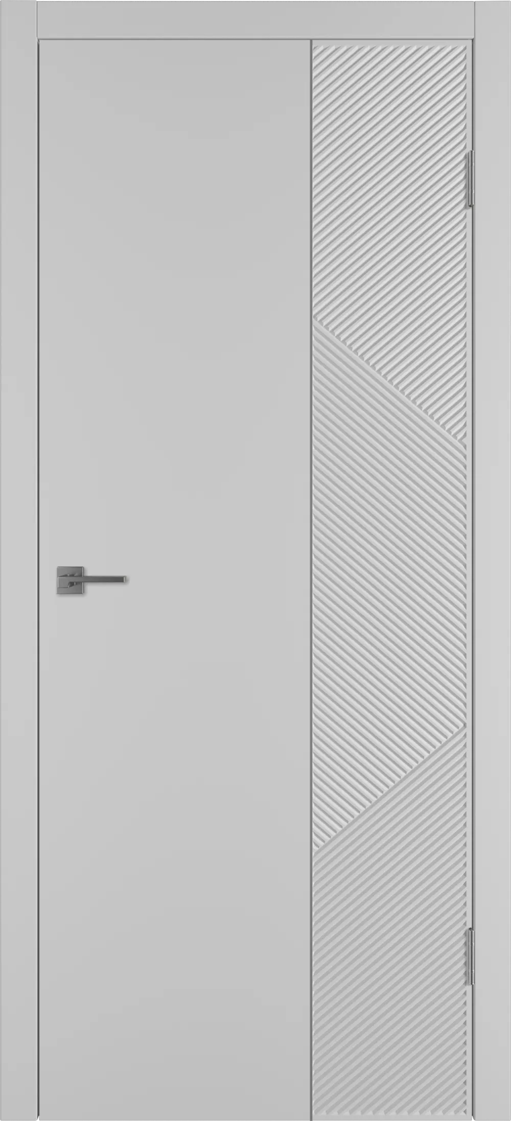 Integra 25.2 ДГ 800*2000 Серебро эмаль Молдинг Серебро