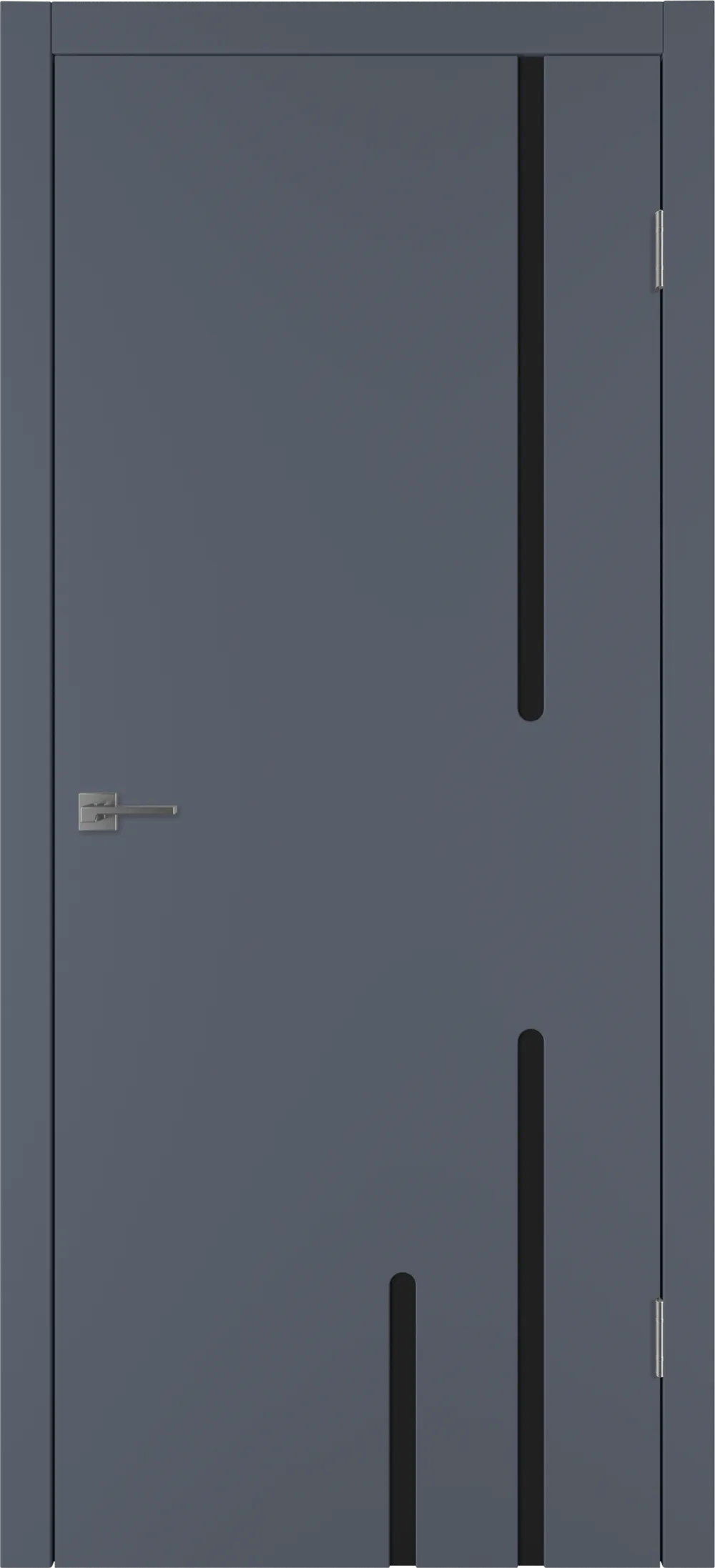 Integra 63 ДО Black gloss 800*2000 Графит эмаль