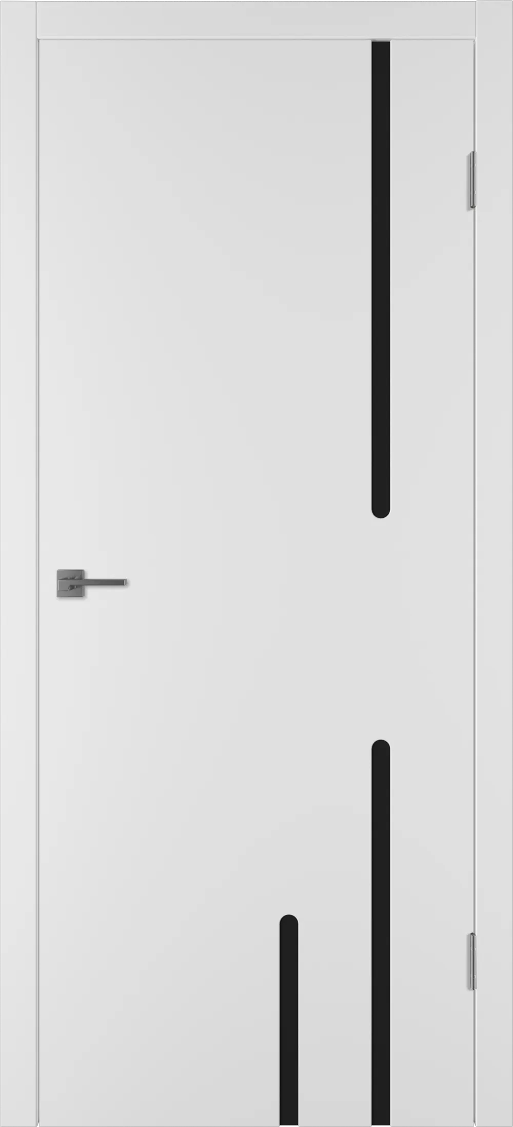 Integra 63 ДО Black gloss 800*2000 Белая эмаль