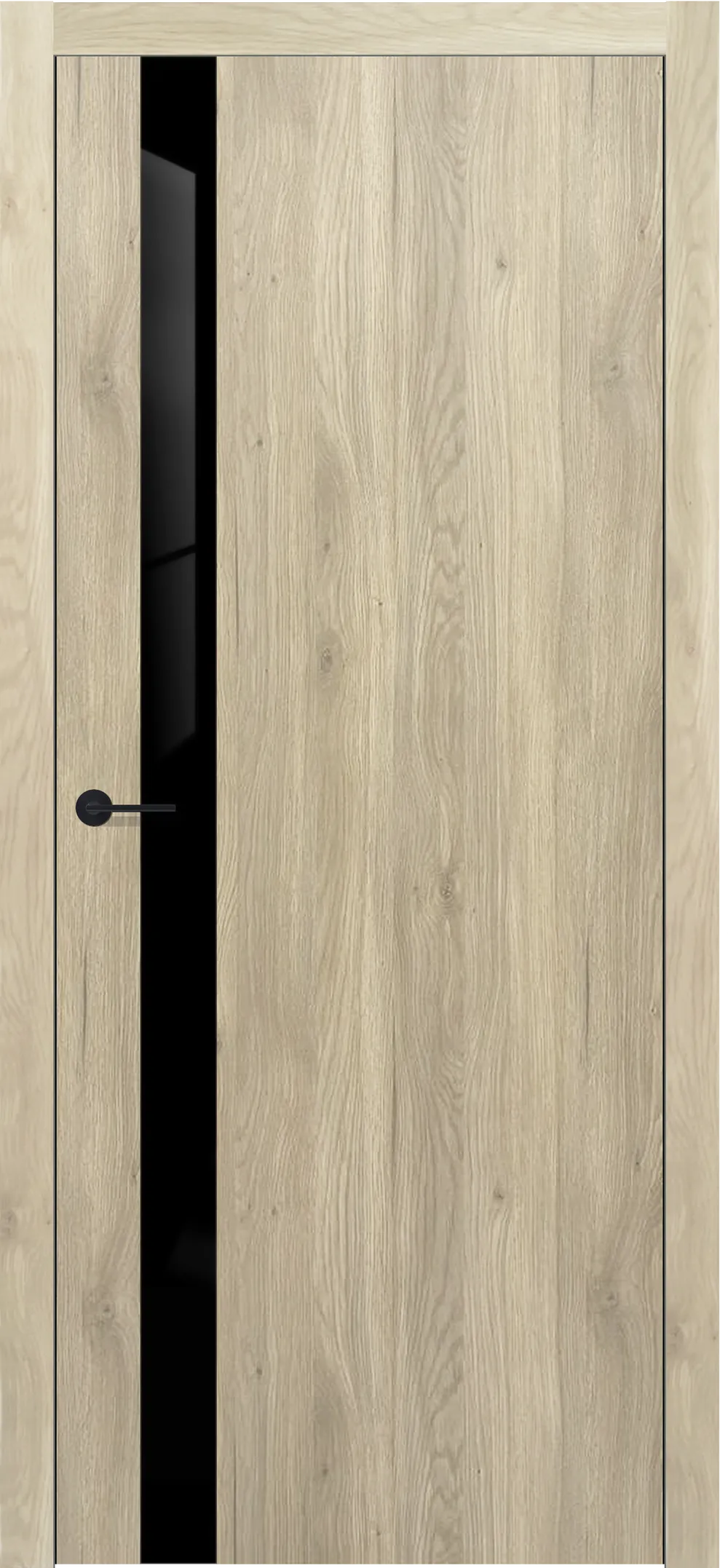 DL 04 черный лак 800*2000 ABS Black (2) Дуб вайт