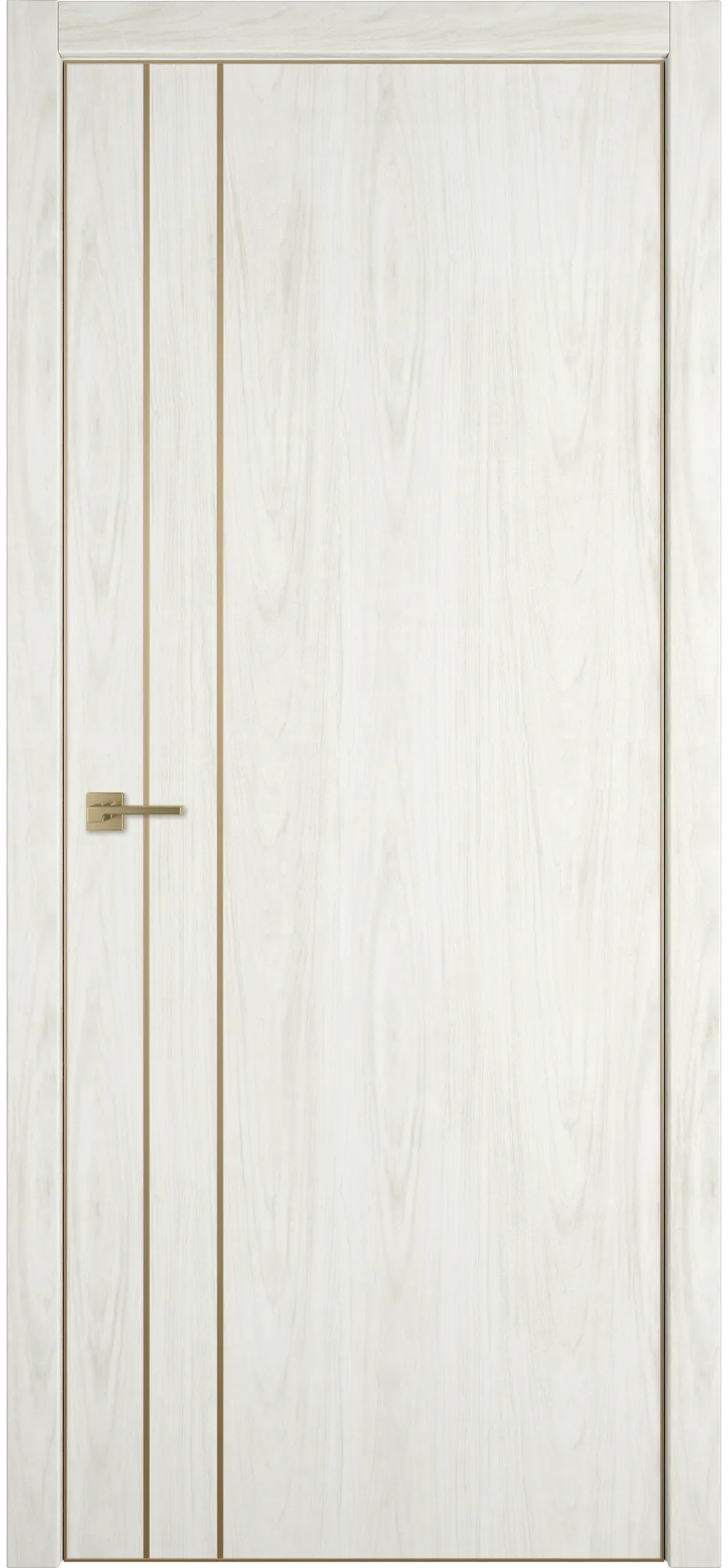 Witon 2 VM 800*2000 Орех молочный Gold Edge Молдинг золото накладной