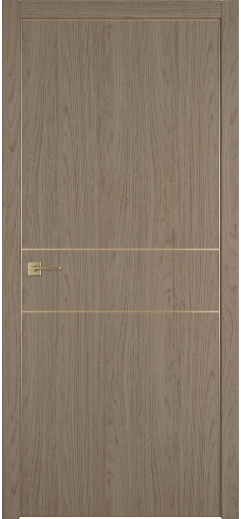 Witon 2 800*2000 Орех серый Gold Edge Молдинг Золото