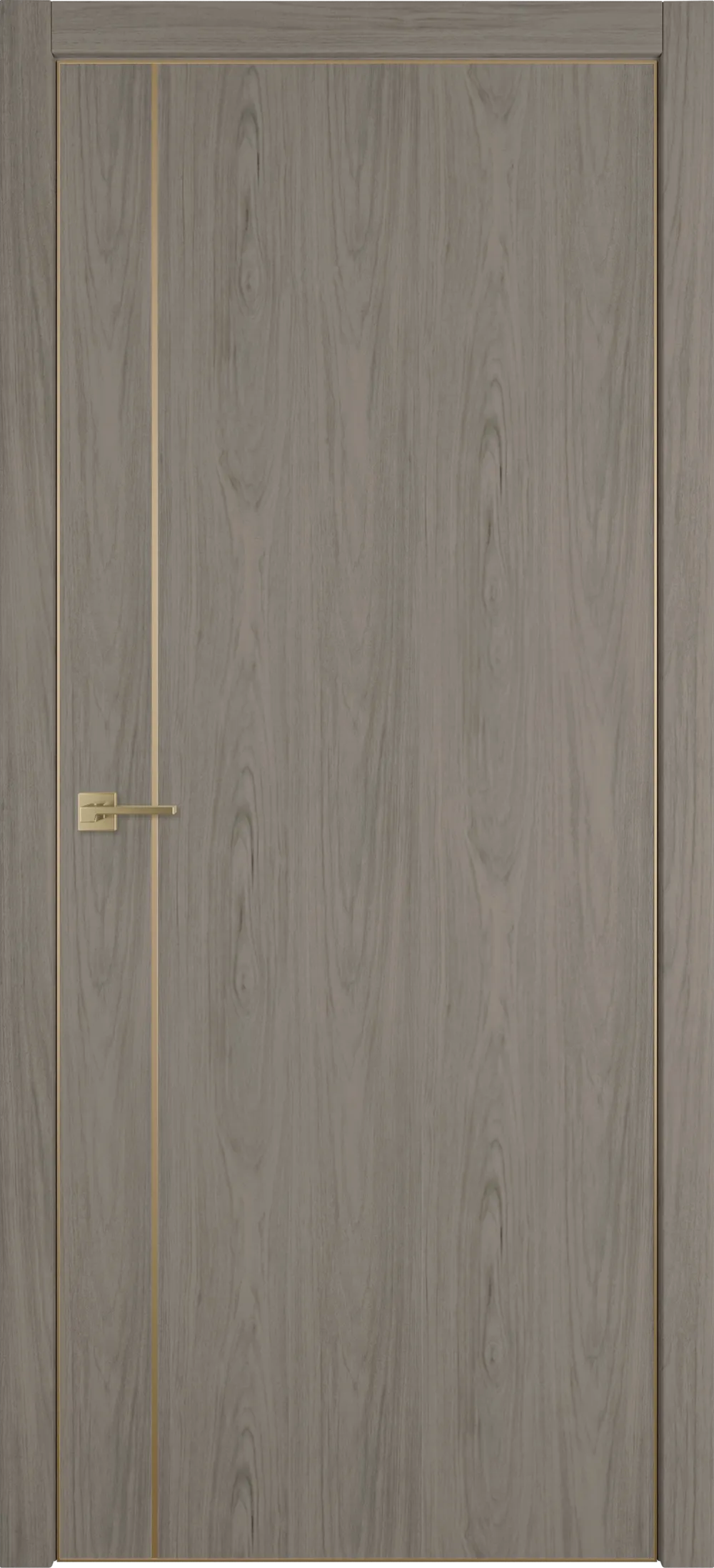 Witon 1 VM 800*2000 Орех шерман Gold Edge Молдинг золото накладной