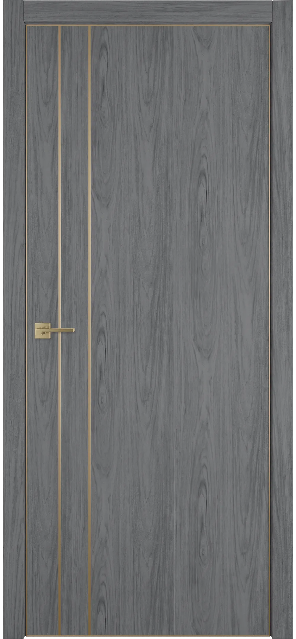 Witon 2 VM 800*2000 Орех пепельный Gold Edge Молдинг золото накладной