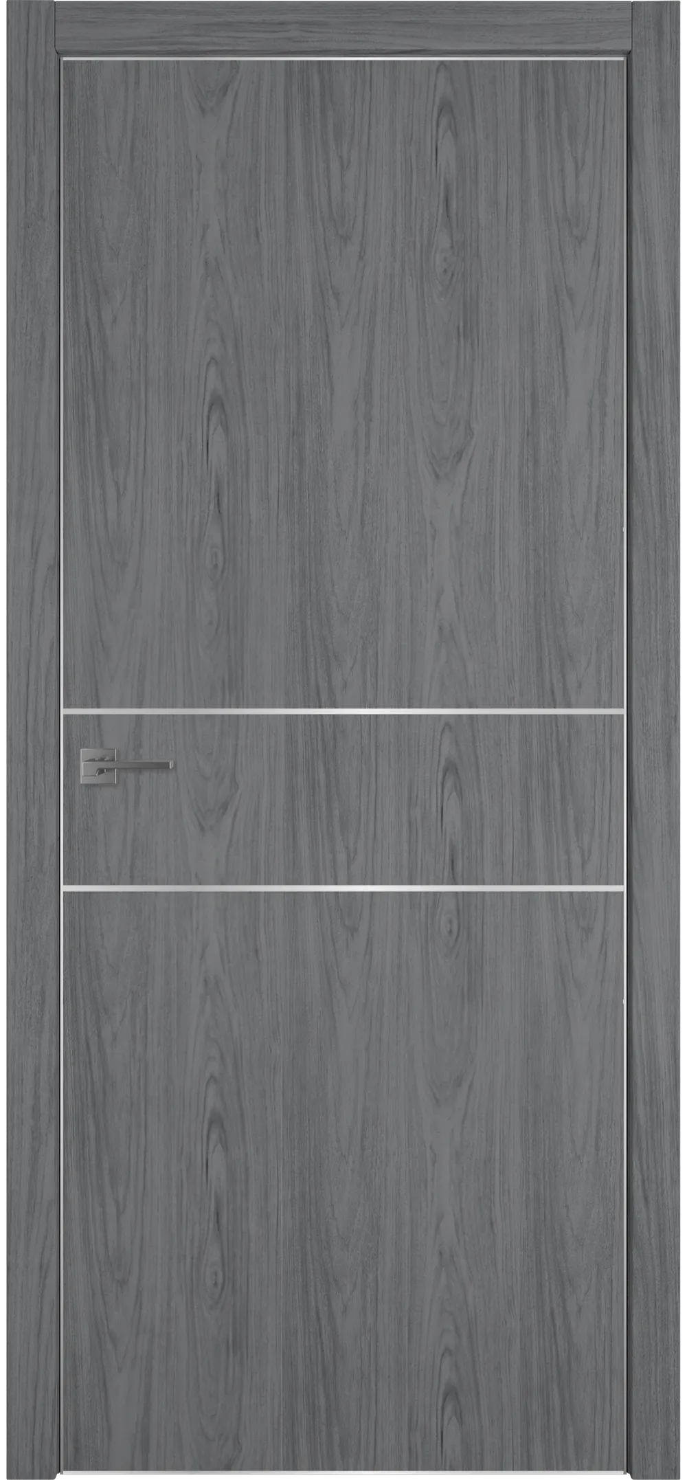 Witon 2 800*2000 Орех пепельный Silver Edge Молдинг Серебро