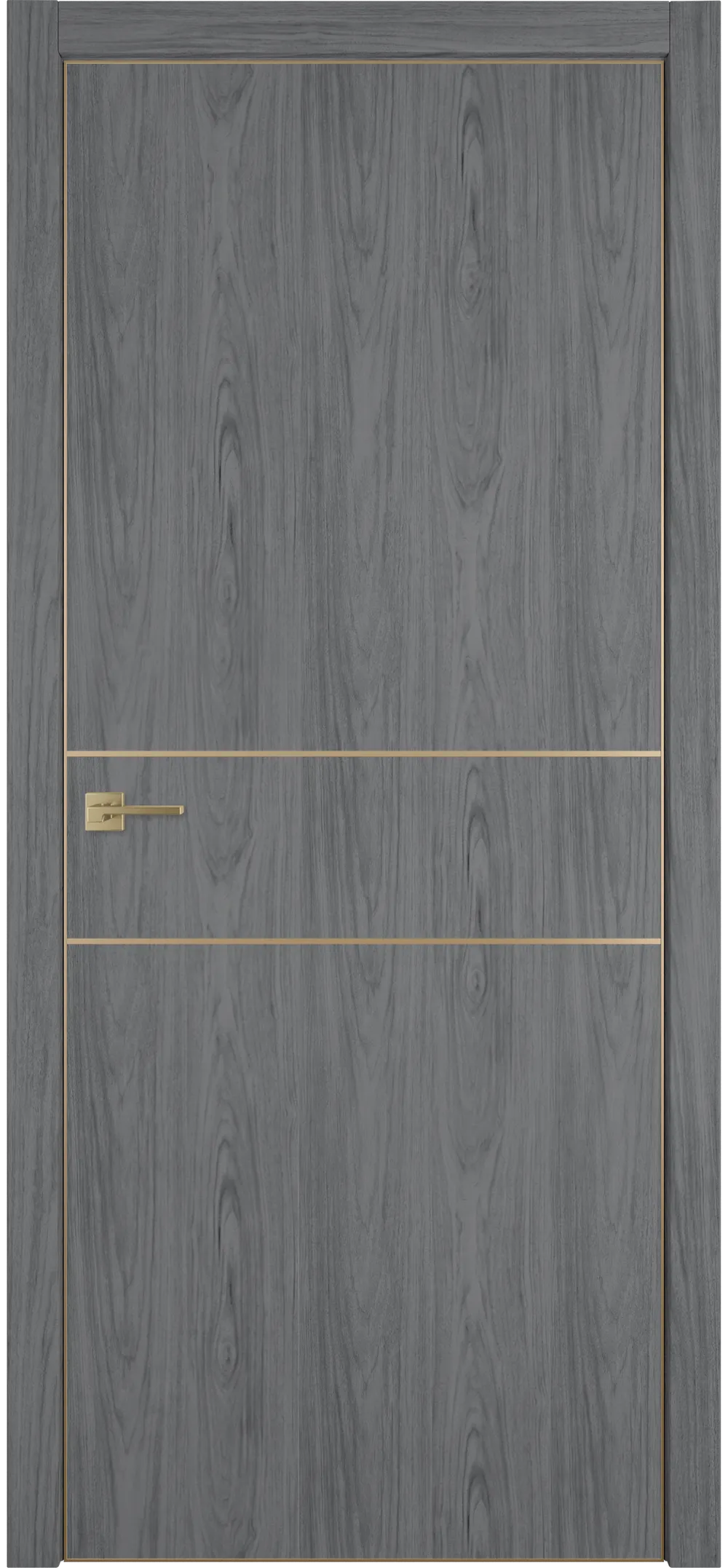 Witon 2 800*2000 Орех пепельный Gold Edge Молдинг Золото