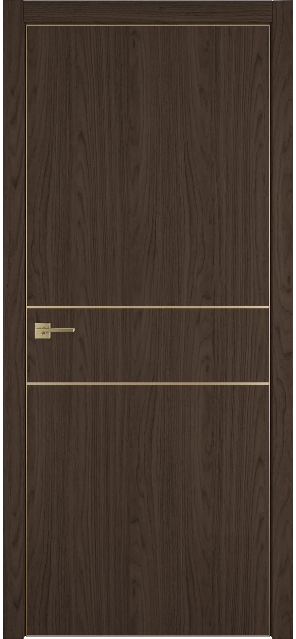 Witon 2 800*2000 Орех брандо Gold Edge Молдинг Золото