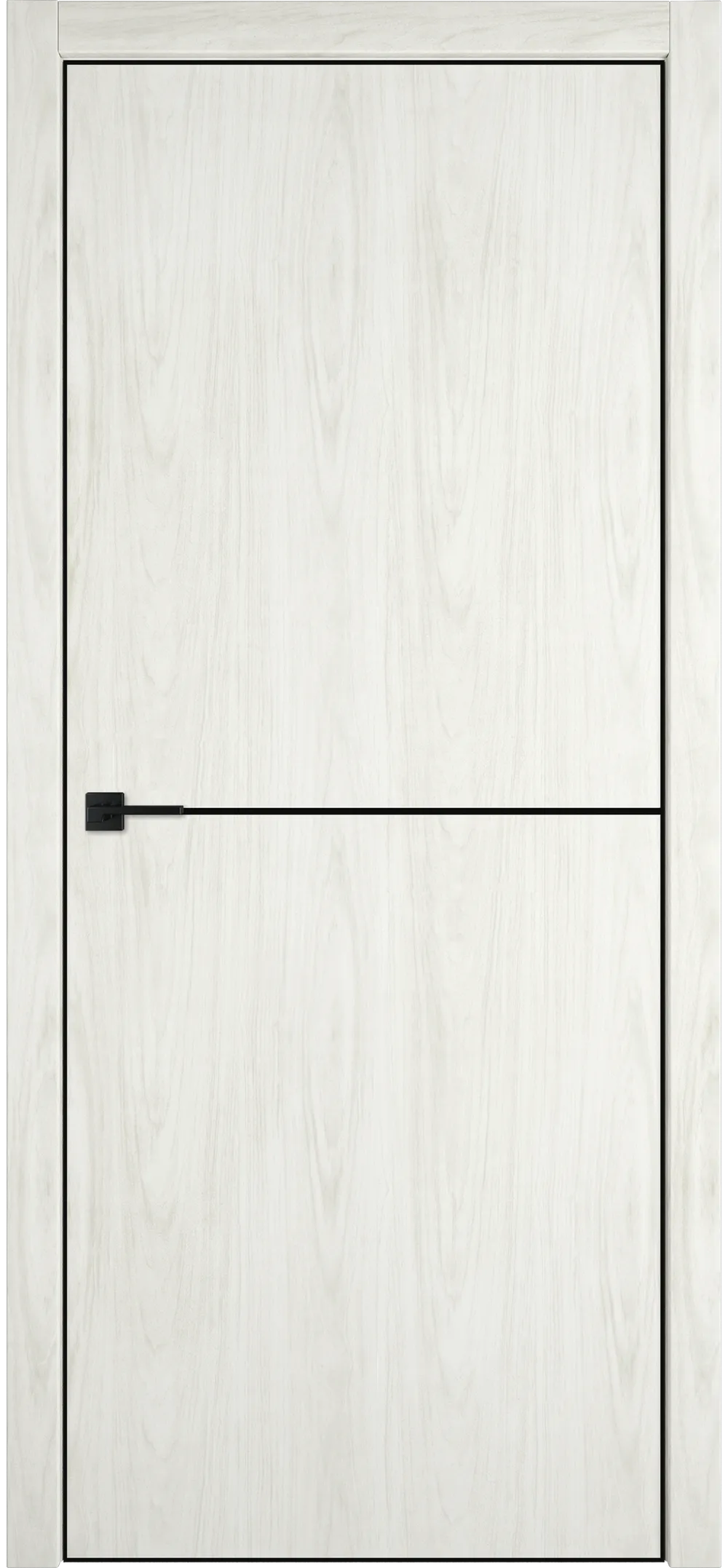 Witon 1 800*2000 Орех молочный Black Edge Молдинг Черный
