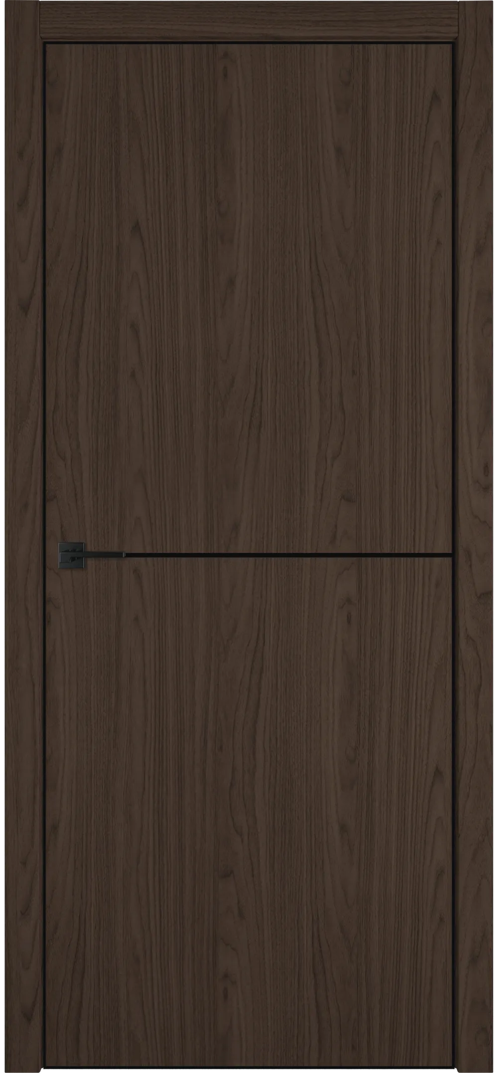 Witon 1 800*2000 Орех брандо Black Edge Молдинг Черный