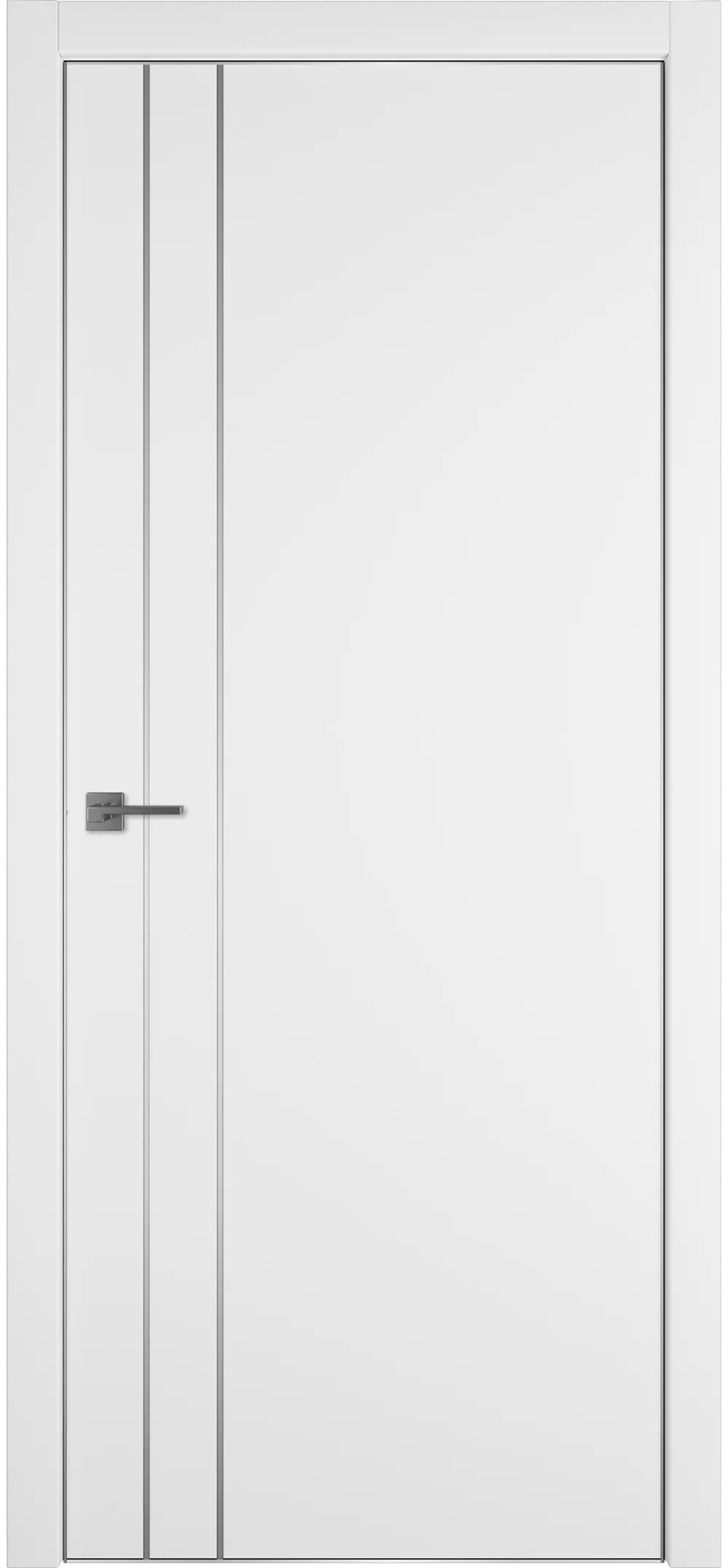 Witon 2 VM 800*2000 White Silver Edge Молдинг серебро накладной