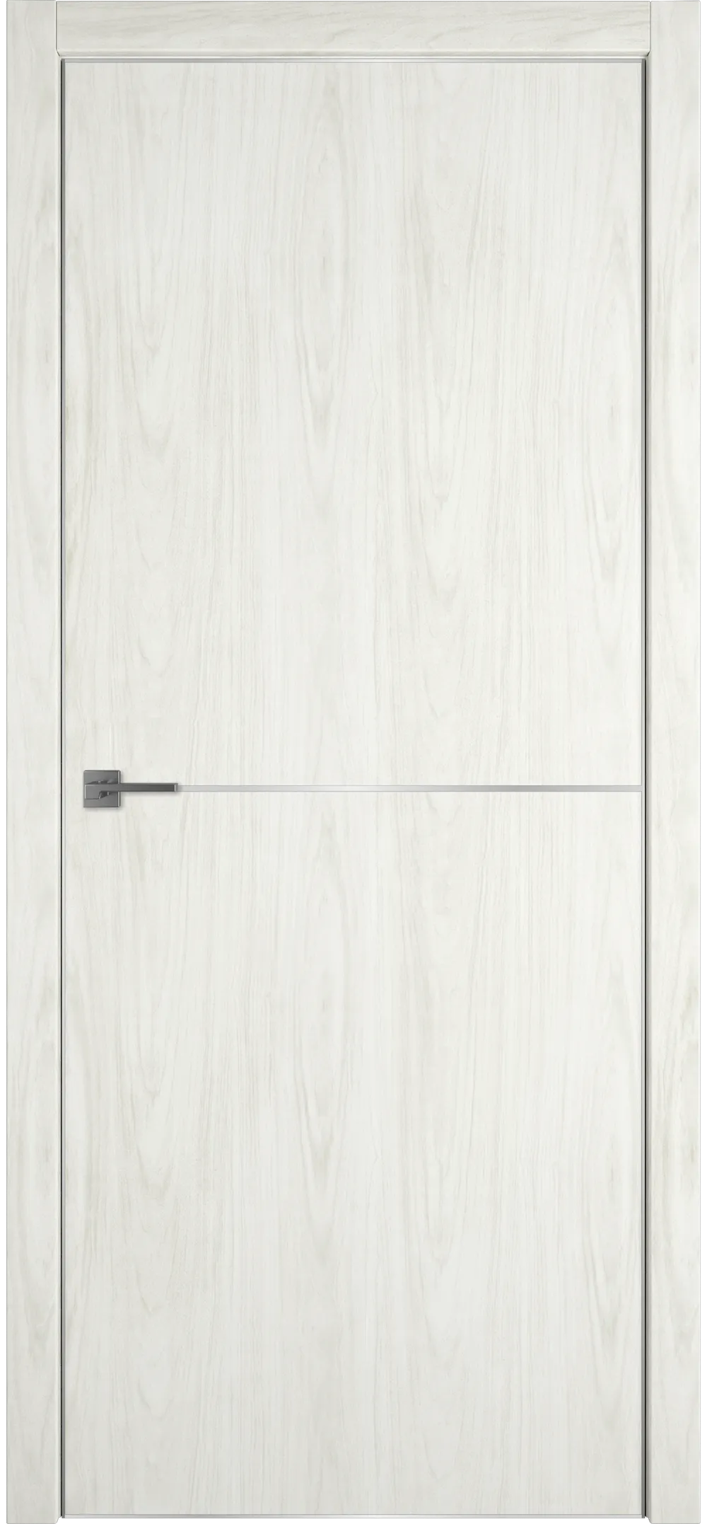 Witon 1 800*2000 Орех молочный Silver Edge Молдинг Серебро