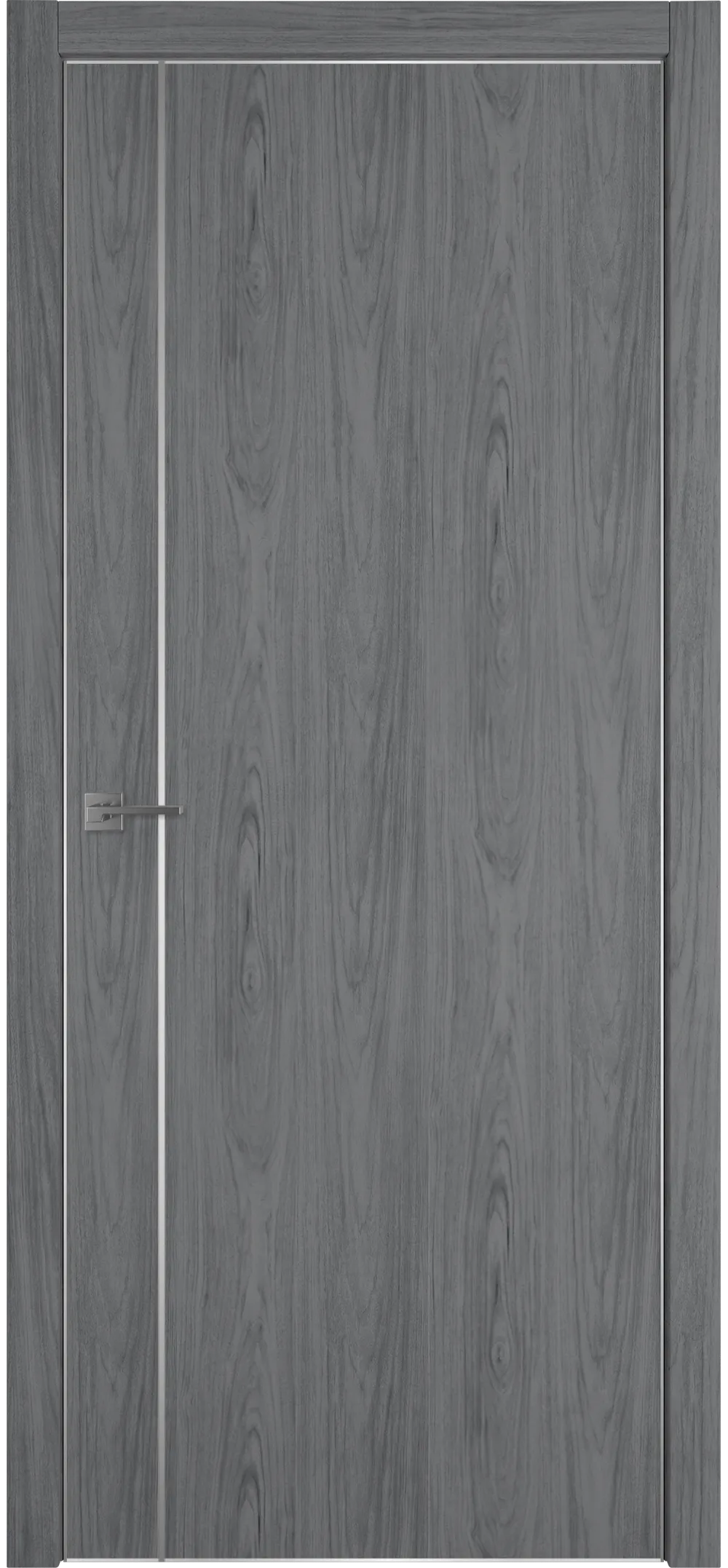 Witon 1 VM 800*2000 Орех пепельный Silver Edge Молдинг серебро накладной