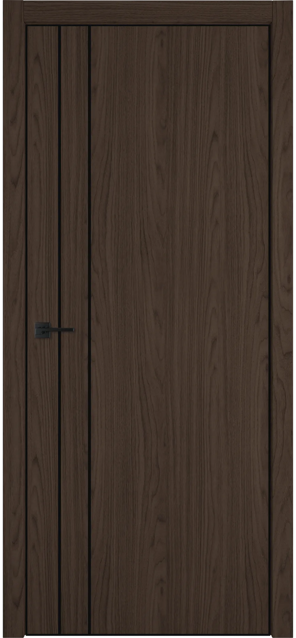 Witon 2 VM 800*2000 Орех брандо Black Edge Молдинг черный накладной
