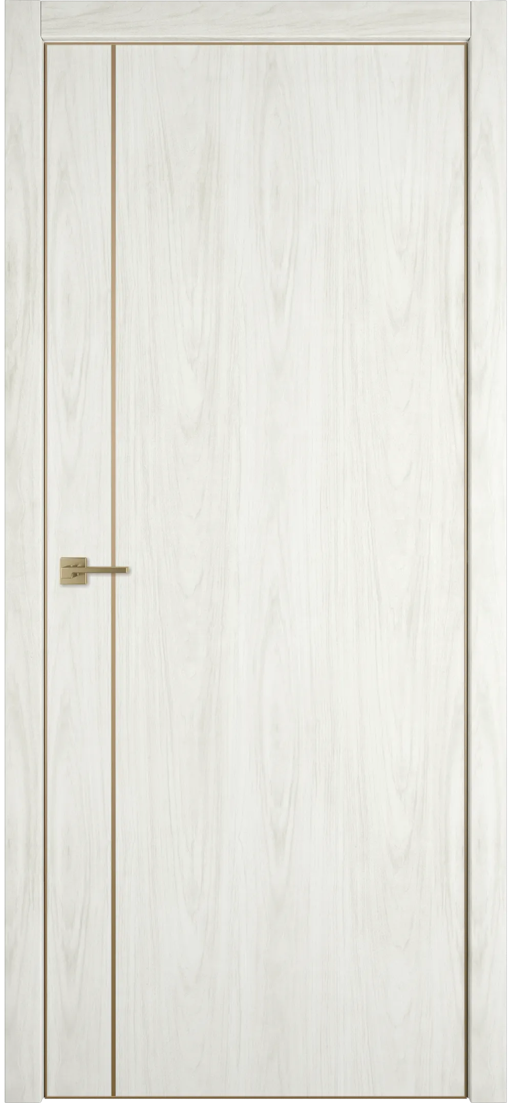 Witon 1 VM 800*2000 Орех молочный Gold Edge Молдинг золото накладной