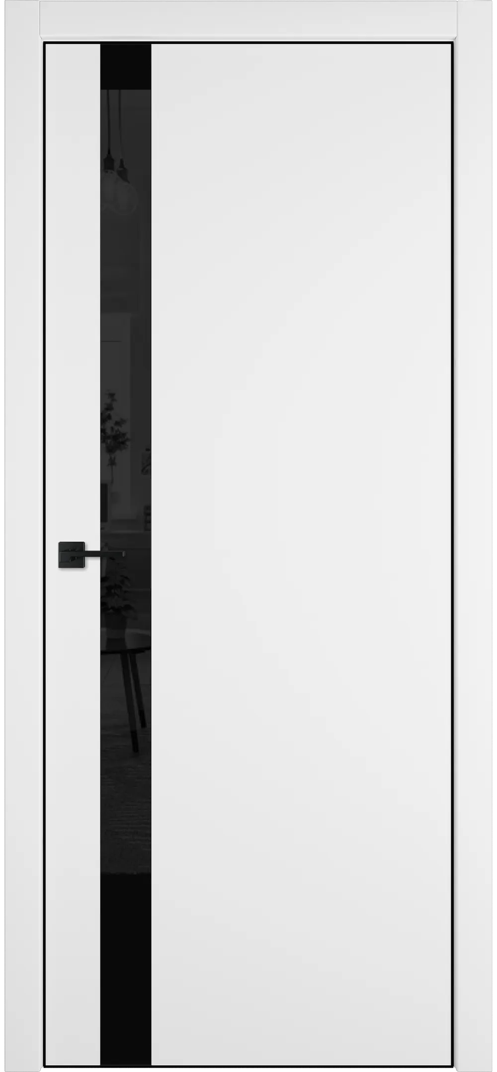 Witon 1 VS черный лак 800*2000 White Black Edge
