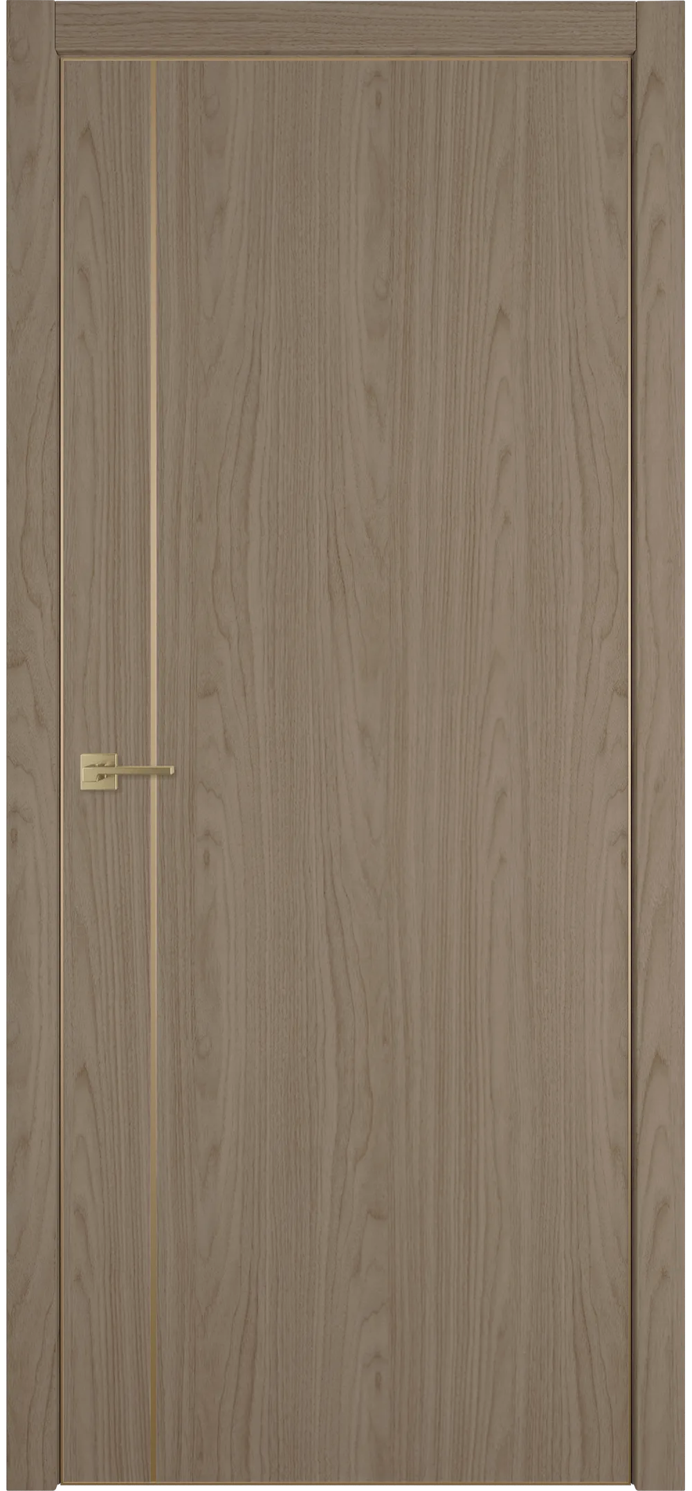 Witon 1 VM 800*2000 Орех серый Gold Edge Молдинг золото накладной