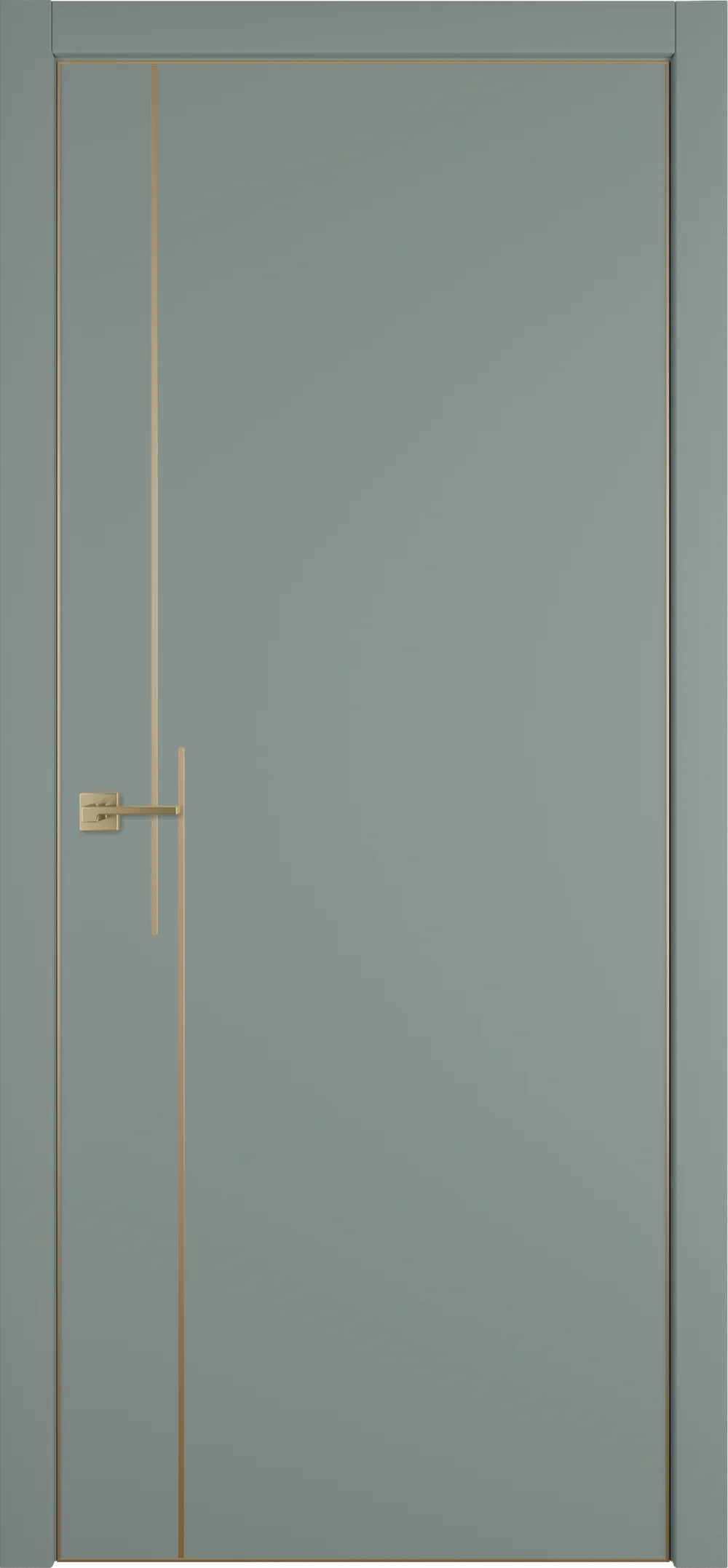 Urban Штрих 2А 800*2000 Green Gold Edge Молдинг Золото зпп Eclipse зпз 196