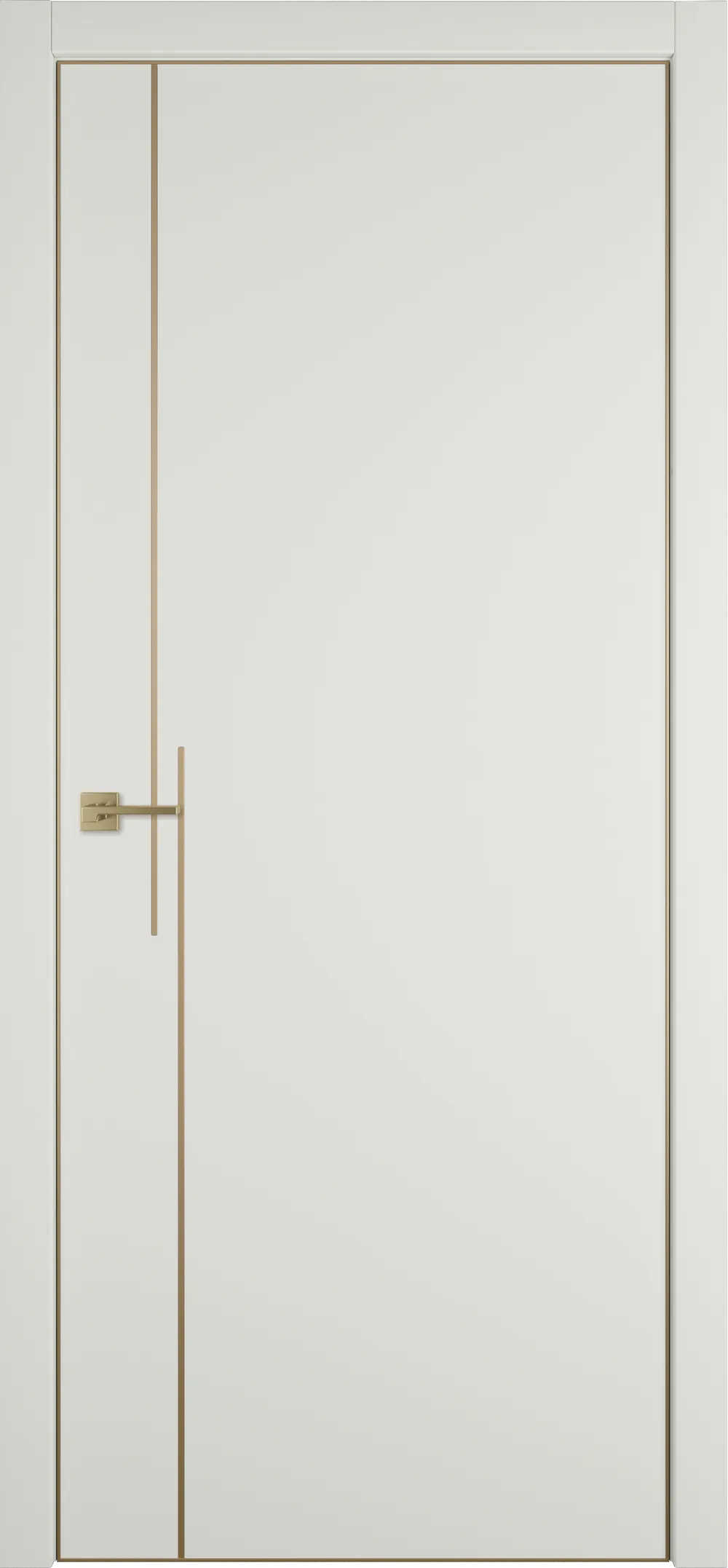 Urban Штрих 2А 800*2000 Emalex MidWhite Gold Edge Молдинг Золото зпп Eclipse зпз 196