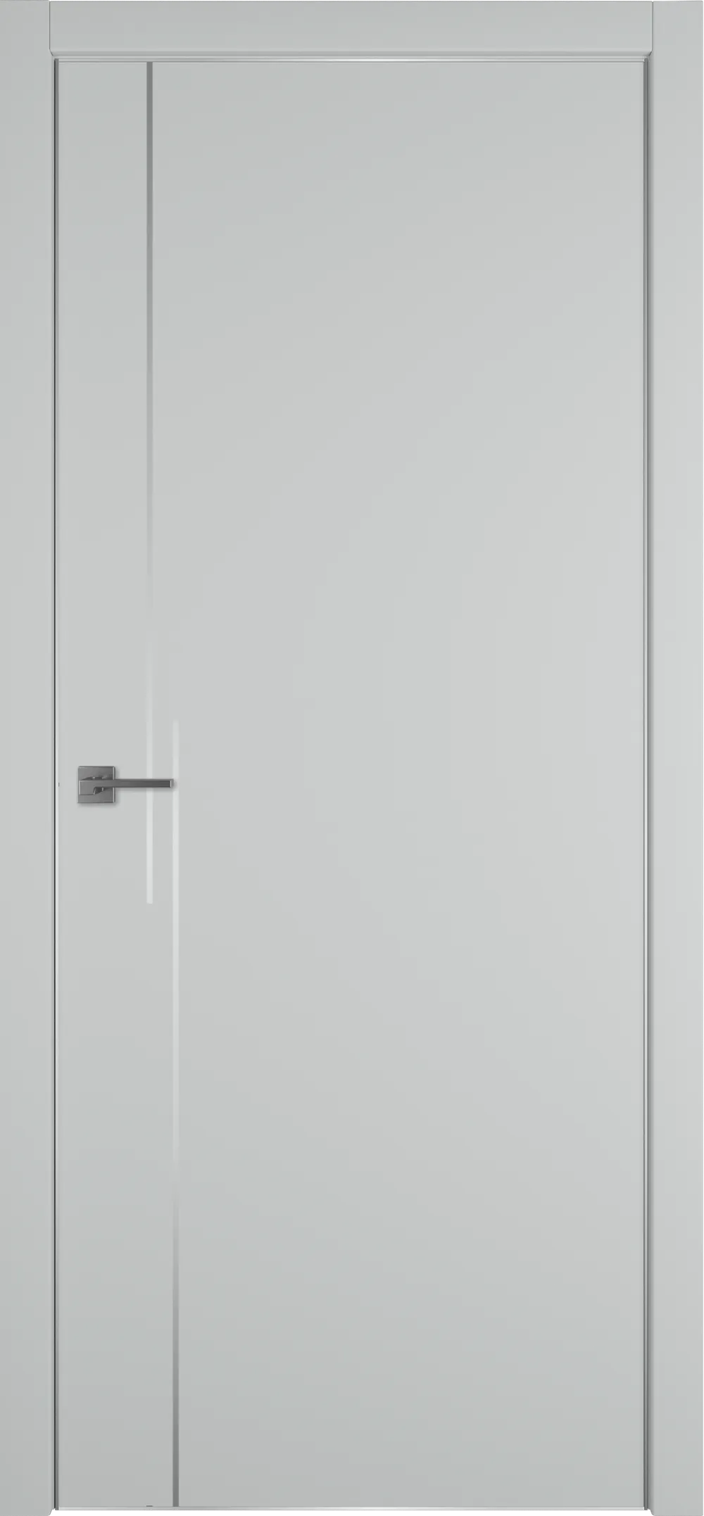 Urban Штрих 2А 800*2000 Emalex Steel Silver Edge Молдинг Серебро зпп Eclipse зпз 196
