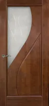 Дива ДО графит с фрезеровкой Медовый орех