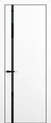 Квалитет К1 Black Classic Белый матовый ALU Черная зпп Eclipse 3.0 под 2 петли REVERS L