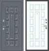 M54 с фрезеровкой Букле графит - ФЛТ-6 Velluto Bianco AG 700 