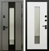 Юта NEW П-55 (окно+черное стекло) RAL 7021 - П-63(окно) RAL 9003 