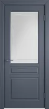К2 COLORIT ДО матовое с фрезеровкой полосы Графит эмаль