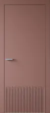 Asti 1 ДГ (38) Стронг олива ПВХ в цвет полотна с 2-х сторон Врезка 0