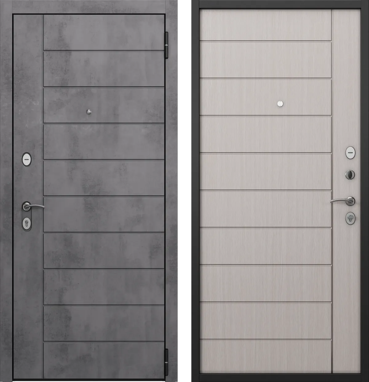 H1 HOME ECO PP E-136 Бетон тёмный - Е-136 Бьянко ларче 