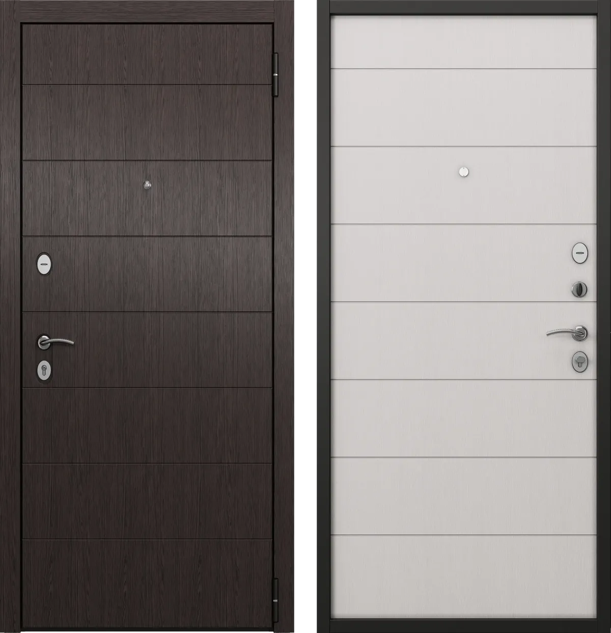H2 HOME ECO PP E-135 Венге - Е-135 Белый ларче 