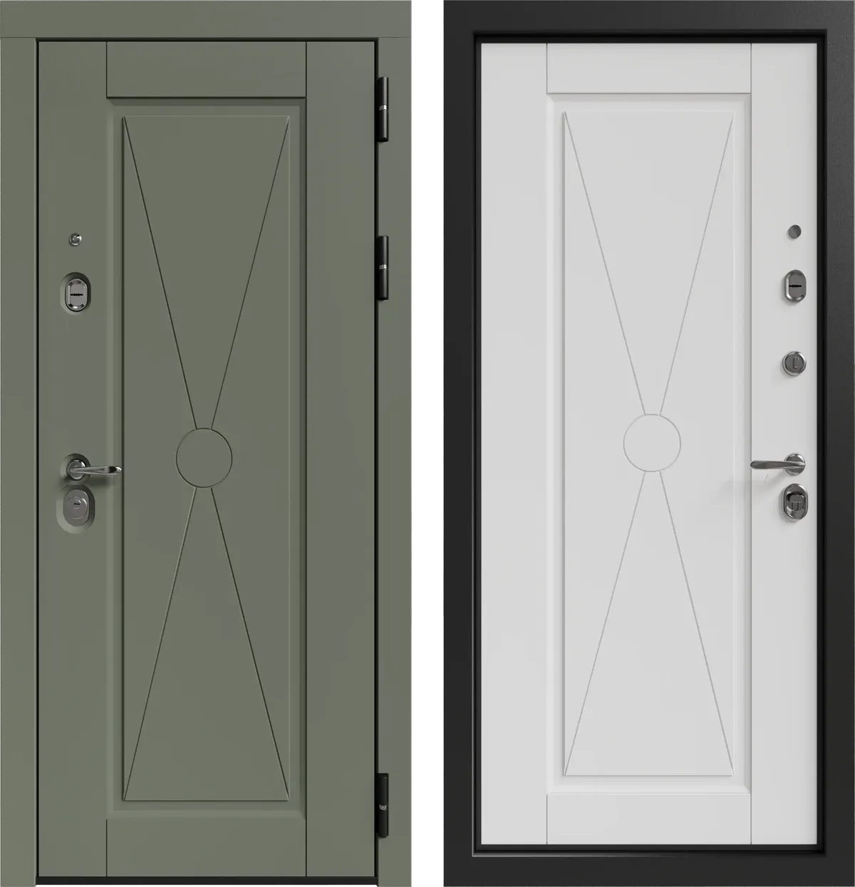 Мирель ЮР-30 RAL 6007 - ЮР-30 RAL 9003 