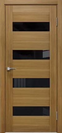 23S(р) черный лак 800*2000 Орех карамель