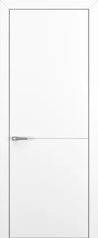 Квалитет К10 800*2000 Белый матовый ALU Серая с 4-х молдинг серебро (Mh) зпп Eclipse 3.0 под 2 петли зпз 196 REVERS R