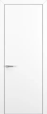 Квалитет К7 800*2000 Белый матовый ALU Серая зпп Eclipse 3.0 под 2 петли зпз 196 REVERS R