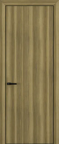 Квалитет К7 800*2000 Дуб серый ALU Черная зпп Eclipse 3.0 под 2 петли зпз 196 REVERS L