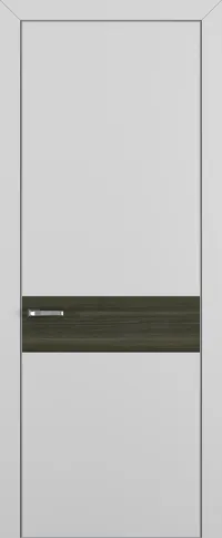 Квалитет К6 Вставка Дуб темный 800*2000 Матовый серый ALU Серая зпп Eclipse 3.0 под 2 петли зпз 196 REVERS R