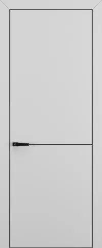 Квалитет К10 800*2000 Матовый серый ALU Черная с 4-х молдинг черный (Mb) зпп Eclipse 3.0 под 2 петли зпз 196 REVERS R