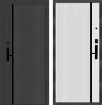 M9 Velluto Bianco вс. Черная Электр. замок Dircode S-11 860*2050 R