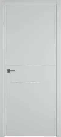 Urban 2 H 800*2000 Emalex Steel Silver Edge Молдинг Серебро