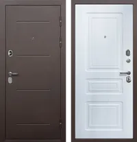 Толстяк Медный Антик Белый ясень 860*2050 R