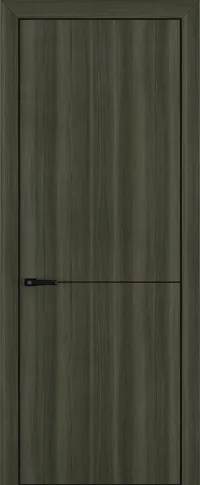 Квалитет К10 800*2000 Дуб темный ALU Черная с 4-х молдинг черный (Mb) зпп Eclipse 3.0 под 2 петли зпз 196 REVERS L