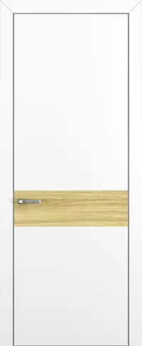 Квалитет К6 Вставка Дуб натуральный 800*2000 Белый матовый ALU Серая с 4-х зпп Eclipse 3.0 под 2 петли зпз 196 REVERS R